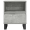 vidaXL Bedside Cabinets 2 pcs Concrete Grey 40x35x50 cm Engineered Wood