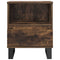 vidaXL Bedside Cabinets 2 pcs Smoked Oak 40x35x50 cm Engineered Wood