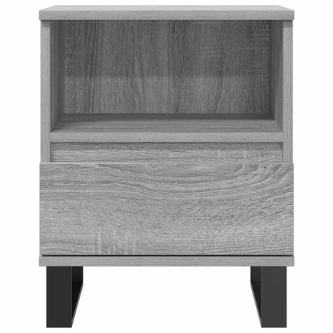 vidaXL Bedside Cabinet Grey Sonoma 40x35x50 cm Engineered Wood