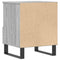 vidaXL Bedside Cabinet Grey Sonoma 40x35x50 cm Engineered Wood