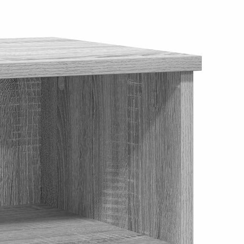 vidaXL Bedside Cabinet Grey Sonoma 40x35x50 cm Engineered Wood