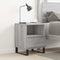 vidaXL Bedside Cabinet Grey Sonoma 40x35x50 cm Engineered Wood