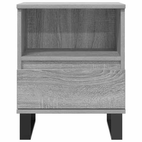 vidaXL Bedside Cabinets 2 pcs Grey Sonoma 40x35x50 cm Engineered Wood