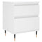 vidaXL Bedside Cabinet White 40x35x50 cm Engineered Wood
