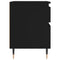 vidaXL Bedside Cabinets 2 pcs Black 40x35x50 cm Engineered Wood