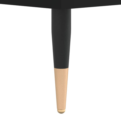 vidaXL Bedside Cabinets 2 pcs Black 40x35x50 cm Engineered Wood