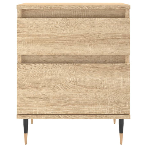 vidaXL Bedside Cabinet Sonoma Oak 40x35x50 cm Engineered Wood