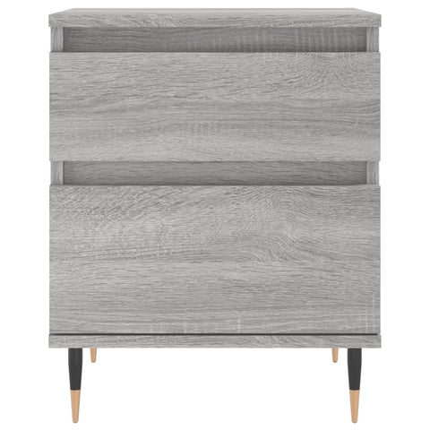 vidaXL Bedside Cabinet Grey Sonoma 40x35x50 cm Engineered Wood