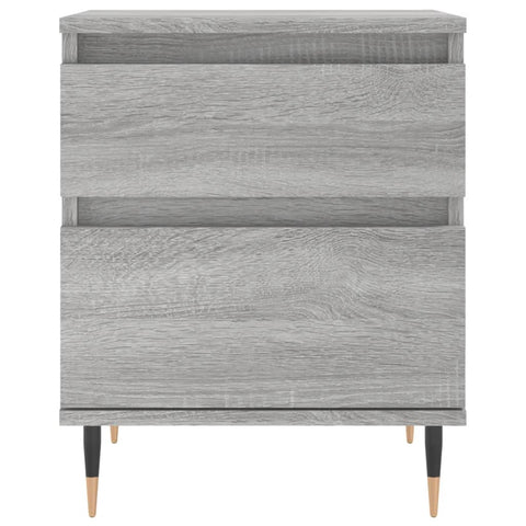 vidaXL Bedside Cabinets 2 pcs Grey Sonoma 40x35x50 cm Engineered Wood