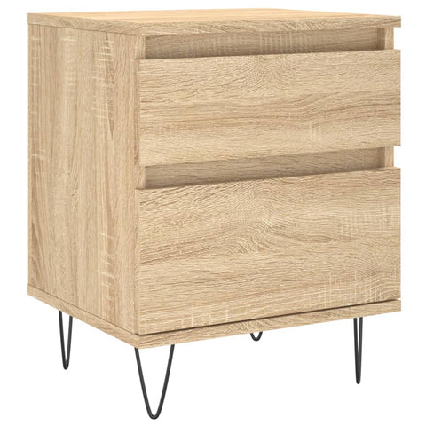 vidaXL Bedside Cabinet Sonoma Oak 40x35x50 cm Engineered Wood