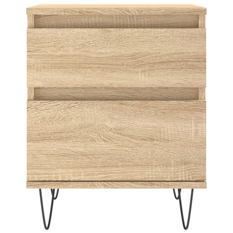 vidaXL Bedside Cabinet Sonoma Oak 40x35x50 cm Engineered Wood