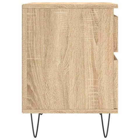 vidaXL Bedside Cabinet Sonoma Oak 40x35x50 cm Engineered Wood