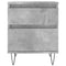 vidaXL Bedside Cabinet Concrete Grey 40x35x50 cm Engineered Wood