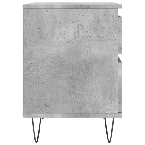 vidaXL Bedside Cabinet Concrete Grey 40x35x50 cm Engineered Wood