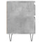 vidaXL Bedside Cabinet Concrete Grey 40x35x50 cm Engineered Wood