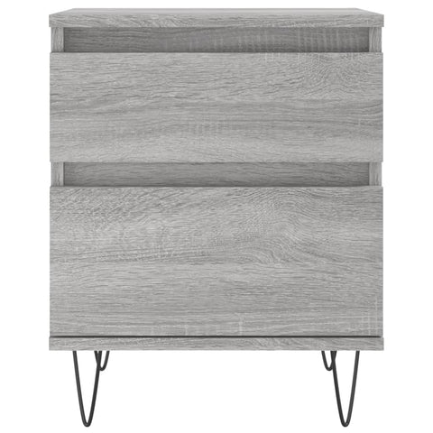 vidaXL Bedside Cabinet Grey Sonoma 40x35x50 cm Engineered Wood