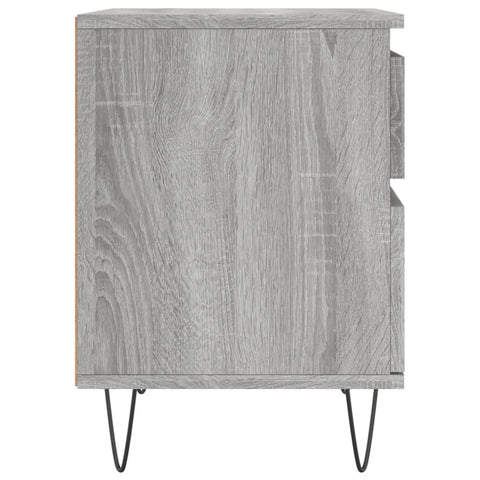 vidaXL Bedside Cabinets 2 pcs Grey Sonoma 40x35x50 cm Engineered Wood