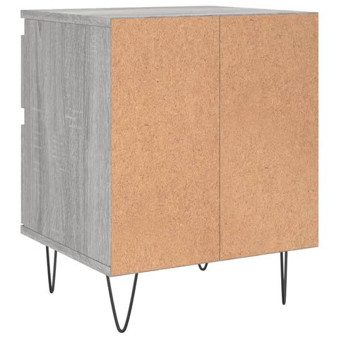 vidaXL Bedside Cabinets 2 pcs Grey Sonoma 40x35x50 cm Engineered Wood