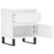 vidaXL Bedside Cabinets 2 pcs White 40x35x50 cm Engineered Wood