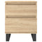 vidaXL Bedside Cabinet Sonoma Oak 40x35x50 cm Engineered Wood