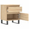 vidaXL Bedside Cabinet Sonoma Oak 40x35x50 cm Engineered Wood