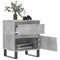 vidaXL Bedside Cabinet Concrete Grey 40x35x50 cm Engineered Wood