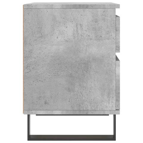 vidaXL Bedside Cabinet Concrete Grey 40x35x50 cm Engineered Wood