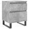 vidaXL Bedside Cabinets 2 pcs Concrete Grey 40x35x50 cm Engineered Wood