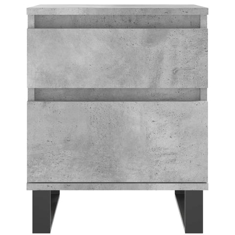 vidaXL Bedside Cabinets 2 pcs Concrete Grey 40x35x50 cm Engineered Wood