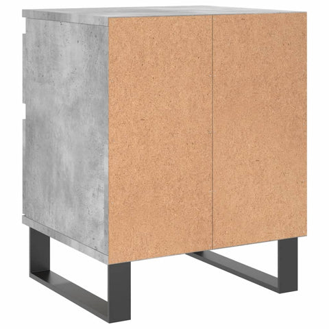 vidaXL Bedside Cabinets 2 pcs Concrete Grey 40x35x50 cm Engineered Wood