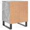 vidaXL Bedside Cabinets 2 pcs Concrete Grey 40x35x50 cm Engineered Wood