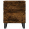 vidaXL Bedside Cabinets 2 pcs Smoked Oak 40x35x50 cm Engineered Wood