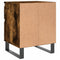 vidaXL Bedside Cabinets 2 pcs Smoked Oak 40x35x50 cm Engineered Wood