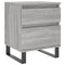 vidaXL Bedside Cabinet Grey Sonoma 40x35x50 cm Engineered Wood