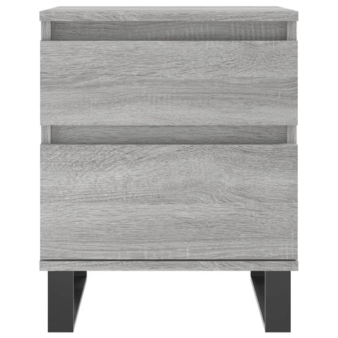 vidaXL Bedside Cabinet Grey Sonoma 40x35x50 cm Engineered Wood
