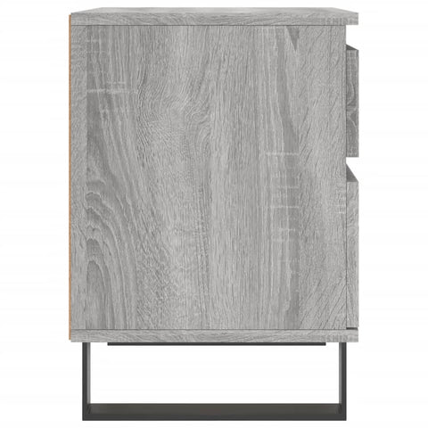 vidaXL Bedside Cabinet Grey Sonoma 40x35x50 cm Engineered Wood