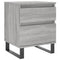 vidaXL Bedside Cabinets 2 pcs Grey Sonoma 40x35x50 cm Engineered Wood