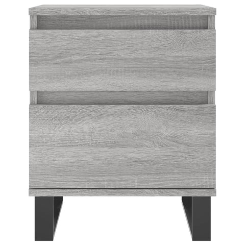 vidaXL Bedside Cabinets 2 pcs Grey Sonoma 40x35x50 cm Engineered Wood