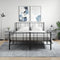 vidaXL Bedside Cabinets 2 pcs Grey Sonoma 40x35x50 cm Engineered Wood