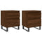 vidaXL Bedside Cabinets 2 pcs Brown Oak 40x35x50 cm Engineered Wood