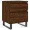 vidaXL Bedside Cabinets 2 pcs Brown Oak 40x35x50 cm Engineered Wood