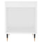vidaXL Bedside Cabinet White 40x35x50 cm Engineered Wood