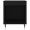 vidaXL Bedside Cabinet Black 40x35x50 cm Engineered Wood