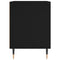 vidaXL Bedside Cabinet Black 40x35x50 cm Engineered Wood
