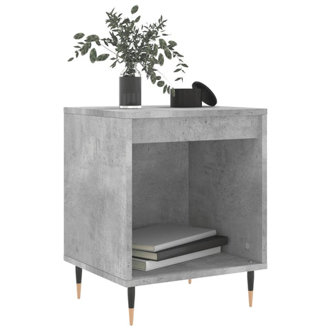 vidaXL Bedside Cabinets 2 pcs Concrete Grey 40x35x50 cm Engineered Wood