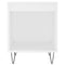 vidaXL Bedside Cabinet White 40x35x50 cm Engineered Wood