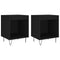 vidaXL Bedside Cabinets 2 pcs Black 40x35x50 cm Engineered Wood
