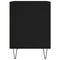 vidaXL Bedside Cabinets 2 pcs Black 40x35x50 cm Engineered Wood