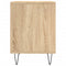 vidaXL Bedside Cabinets 2 pcs Sonoma Oak 40x35x50 cm Engineered Wood