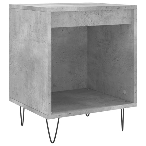 vidaXL Bedside Cabinet Concrete Grey 40x35x50 cm Engineered Wood